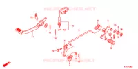 PEDALE pour Honda CBR 125 de 2011
