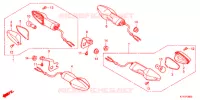 CLIGNOTANT pour Honda CBR 125 de 2011