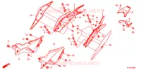 COUVERCLES LATERAUX pour Honda CBR 125 de 2011