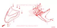 CARENAGE AVANT pour Honda ELITE 125 de 2015