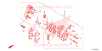 ETRIER DE FREIN AVANT pour Honda ELITE 125 de 2015