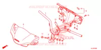 GUIDON   CARENAGE pour Honda ELITE 125 de 2015