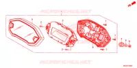 COMPTEUR pour Honda CB 500 F de 2015
