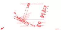 TE DE FOURCHE pour Honda CB 500 F de 2015