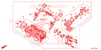 CORPS DE PAPILLON pour Honda CB 500 X de 2015