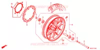 ROUE AVANT pour Honda CB 500 X de 2015