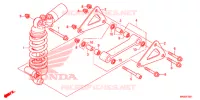 AMORTISSEUR ARRIERE (CBR1000S/SA) pour Honda CBR 1000 RR SP ABS TRICOLORE de 2015