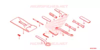 OUTIL pour Honda CBR 1000 RR SP ABS TRICOLORE de 2015