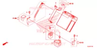 BATTERIE pour Honda CBR 250 R WHITE de 2015