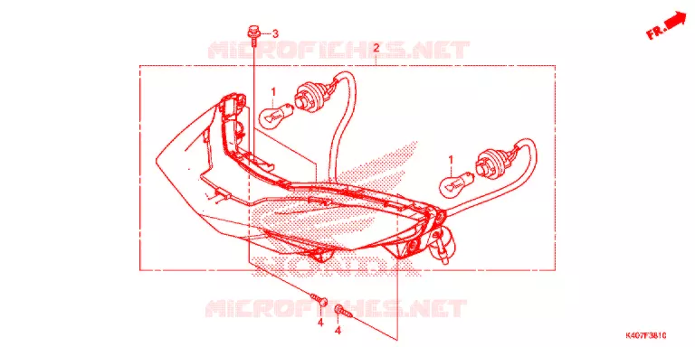 FEUX ARRIERE Honda SCOOTER 125 FORZA 2016  NSS125ADF