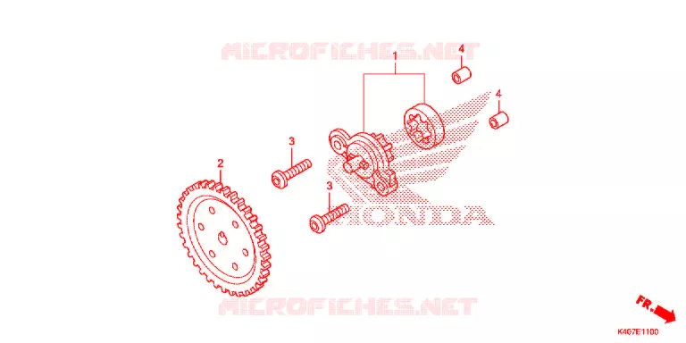 POMPE A HUILE Honda SCOOTER 125 FORZA 2015  NSS125ADF