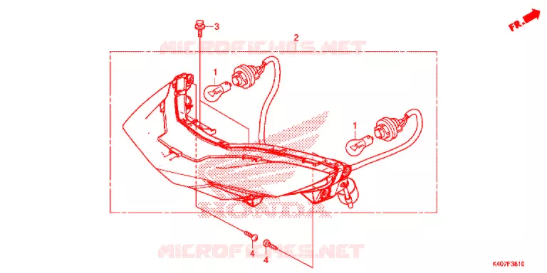 FEUX ARRIERE Honda SCOOTER 125 FORZA 2015  NSS125ADF