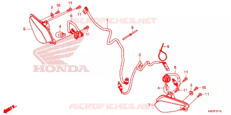 CLIGNOTANT AVANT Honda SCOOTER 125 FORZA 2015  NSS125DF