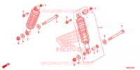 AMORTISSEUR ARRIERE pour Honda FOURTRAX 500 FOREMAN RUBICON DCT de 2015