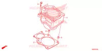 CYLINDRE pour Honda FOURTRAX 500 FOREMAN RUBICON DCT de 2015