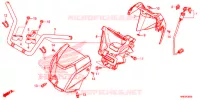 GUIDON pour Honda FOURTRAX 500 FOREMAN RUBICON DCT de 2015