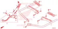 PEDALE   REPOSE PIED pour Honda FOURTRAX 500 FOREMAN RUBICON DCT de 2015