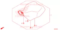 SELLE pour Honda FOURTRAX 500 FOREMAN RUBICON DCT de 2015