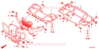 SUPPORT pour Honda FOURTRAX 500 FOREMAN 4X4 Electric Shift, Power Steering Red de 2015