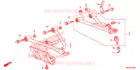 TRIANGLES AVANT pour Honda FOURTRAX 500 FOREMAN 4X4 Electric Shift, Power Steering Red de 2015