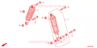 AMORTISSEUR AVANT pour Honda FOURTRAX 500 FOREMAN 4X4 Electric Shift de 2013