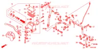 MAITRE CYLINDRE DE FREIN AVANT pour Honda FOURTRAX 500 FOREMAN 4X4 Electric Shift de 2013