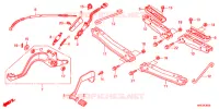 PEDALE   REPOSE PIED pour Honda FOURTRAX 500 FOREMAN 4X4 Electric Shift de 2013