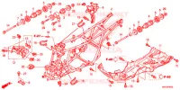 CADRE pour Honda FOURTRAX 500 FOREMAN 4X4 RED de 2015