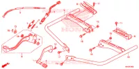 PEDALE   REPOSE PIED pour Honda FOURTRAX 500 FOREMAN 4X4 RED de 2015