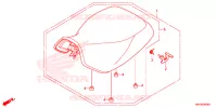 SELLE pour Honda FOURTRAX 500 FOREMAN 4X4 RED de 2015