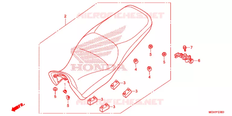 SELLE Honda MOTO 1200 CROSSTOURER 2015  VFR1200XAF