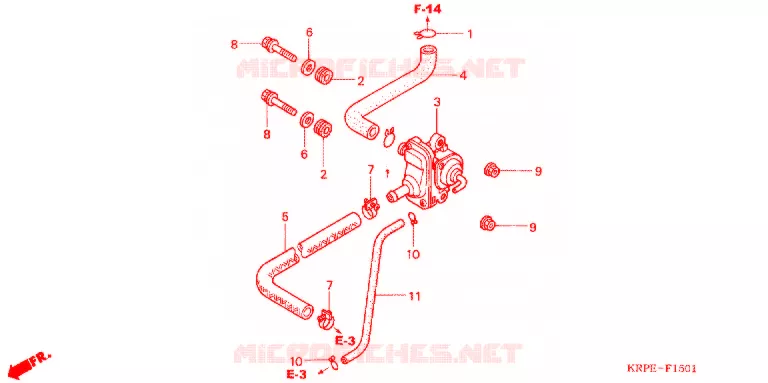 FILTRE A AIR - SOUPAPE D'AIR Honda SCOOTER 100 LEAD 2004  SCV1003