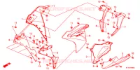 SABOT pour Honda CBR 125 TRI COLOUR de 2014