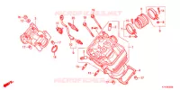 CULASSE pour Honda CBR 125 REPSOL de 2013