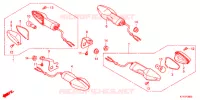 CLIGNOTANT pour Honda CBR 125 REPSOL de 2013