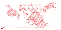 CULASSE pour Honda CBR 125 REPSOL de 2013