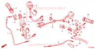 LEVIER DE GUIDON   CABLE   COMMODO pour Honda CBR 125 REPSOL de 2013