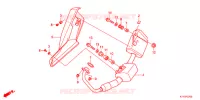 SILENCIEUX D'ECHAPPEMENT pour Honda CBR 125 REPSOL de 2013