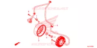 ALTERNATEUR pour Honda CB 650 F ABS TRICOLOR de 2014