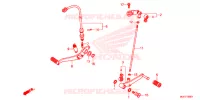 PEDALE pour Honda CB 650 F ABS TRICOLOR de 2014