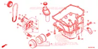 CARTER   POMPE   FILTRE A HUILE pour Honda CBR 500 R de 2014