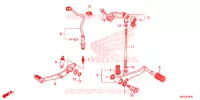 PEDALE pour Honda CBR 500 R de 2014