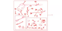 ALARME pour Honda CB 1300 ABS, TETE DE FOURCHE de 2013