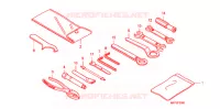 OUTIL pour Honda CB 1300 ABS, TETE DE FOURCHE de 2013