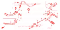 PEDALE pour Honda CB 1300 SUPER FOUR de 2009