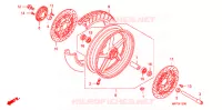 ROUE AVANT pour Honda CB 1300 SUPER FOUR de 2009