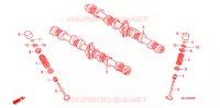 ARBRE A CAMES   SOUPAPE pour Honda CB 1300 SUPER FOUR ABS de 2008