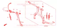 BEQUILLE pour Honda CB 1300 SUPER FOUR ABS de 2008