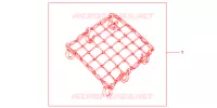 FILET BAGAGES NOIR pour Honda CB 1300 SUPER FOUR ABS de 2008