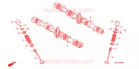 ARBRE A CAMES   SOUPAPE pour Honda CB 1300 SUPER FOUR ABS de 2008